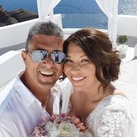 Poroka na Santoriniju, Grčija