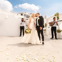 Poroka na Santoriniju, Grčija